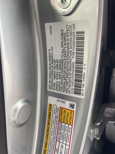 2024 Honda Accord Sedan EX