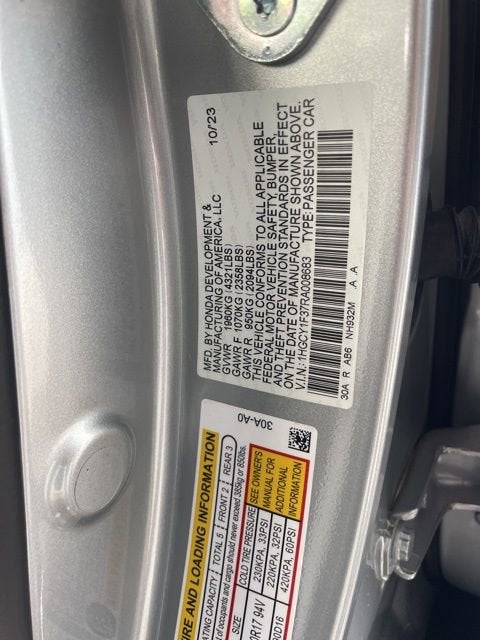 2024 Honda Accord Sedan EX