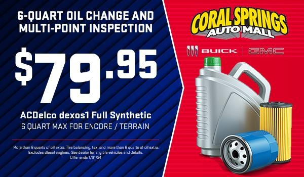 6-Quart Oil Change and Multi-Point Inspection