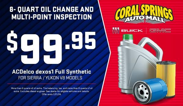 8-Quart Oil Change And Multi-Point Inspection